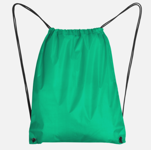 mochila saco Color Verde Kelly