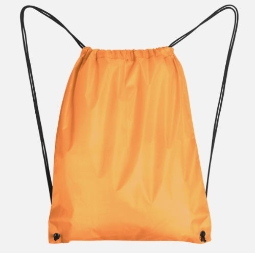 mochila saco Color Naranja